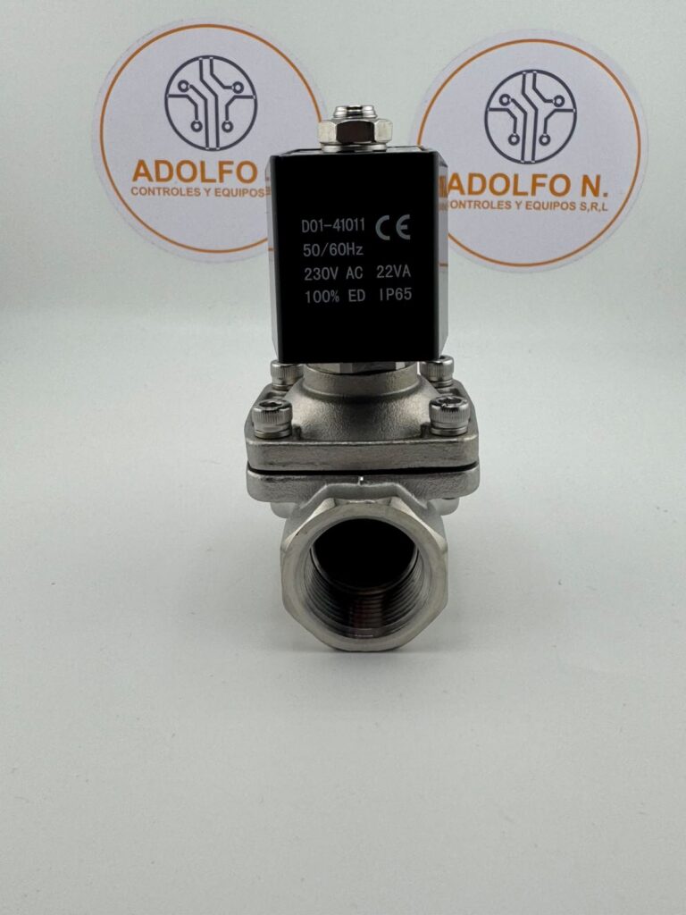 VALVULA INOXIDABLE 3/4 NPT 10BAR 80C 230V 60HZ  ZW-20JN