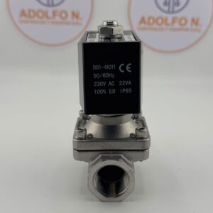 VALVULA INOXIDABLE 1/2 NPT 10BAR 80C 230V 60HZ ZW-15JN