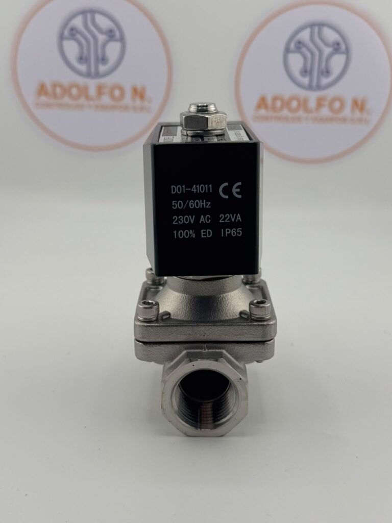 VALVULA INOXIDABLE 1/2 NPT 10BAR 80C 230V 60HZ ZW-15JN