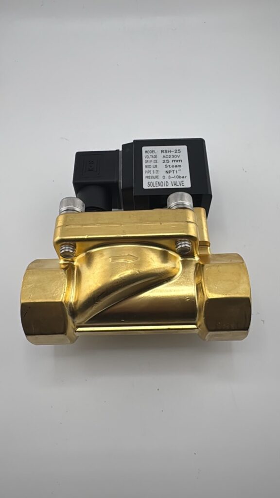 VALVULA DE VAPOR BRONCE 1P 10BAR 180C 230V RSH-25
