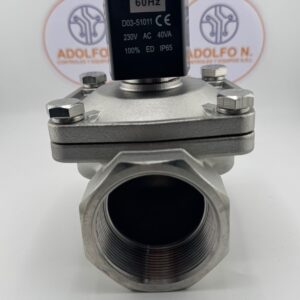 VALVULA INOXIDABLE 2P NPT 10BAR 80C 230V 60HZ ZW-50JN