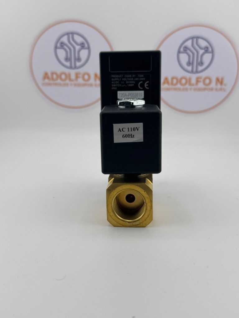 VALVULA DE BRONCE CON TIMER 1/2 NPT 12BAR 120C110V YSV-040-15