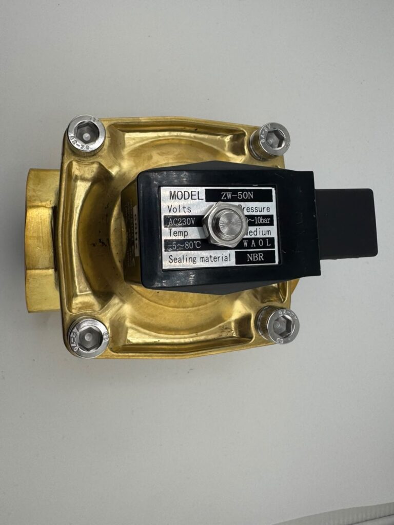 VALVULA DE BRONCE 2P NPT 10BAR 80C 230V 60HZ ZW-50N